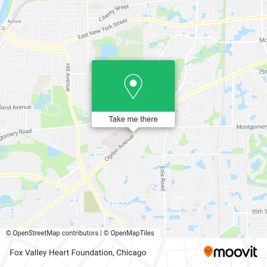 Fox Valley Heart Foundation map