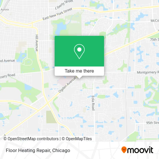 Floor Heating Repair map
