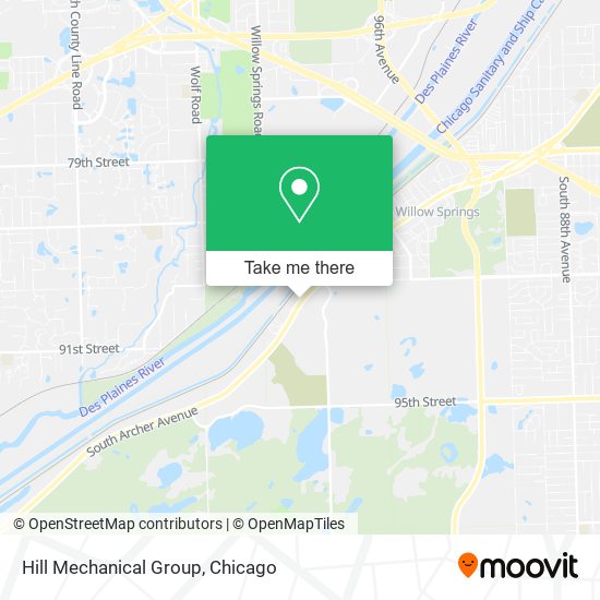 Hill Mechanical Group map