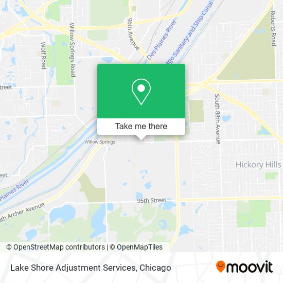 Lake Shore Adjustment Services map