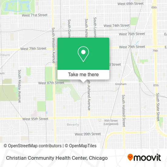 Christian Community Health Center map