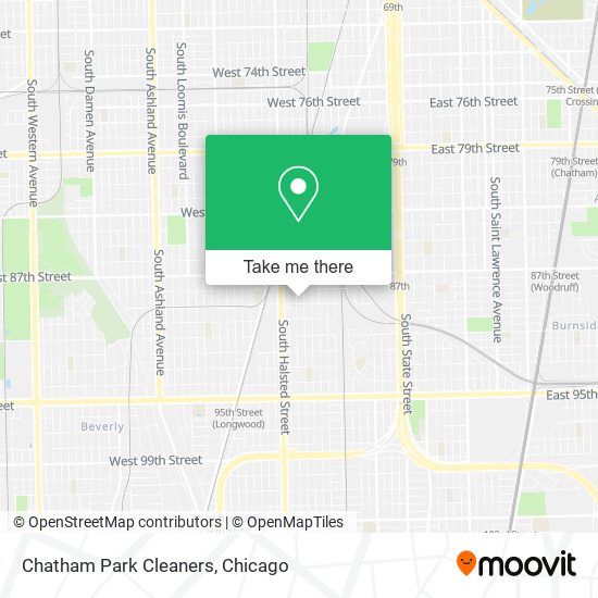 Chatham Park Cleaners map
