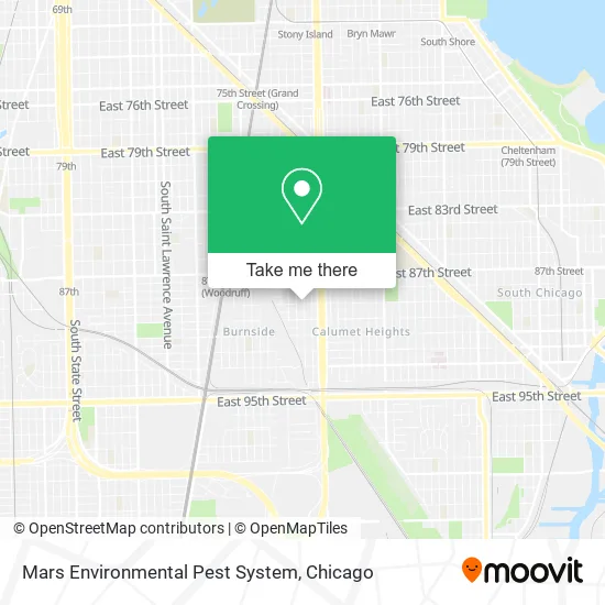 Mapa de Mars Environmental Pest System