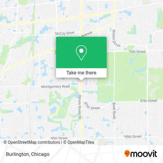 Burlington map