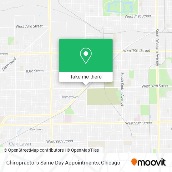 Mapa de Chiropractors Same Day Appointments