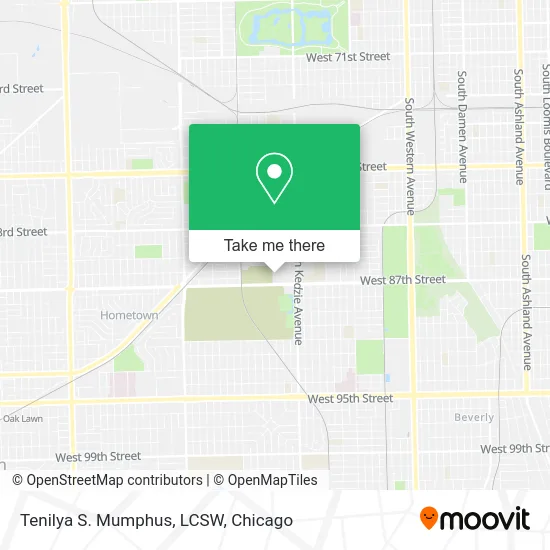 Tenilya S. Mumphus, LCSW map