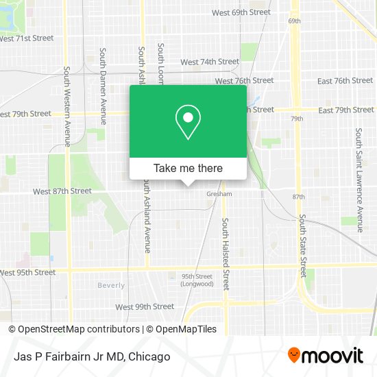 Jas P Fairbairn Jr MD map