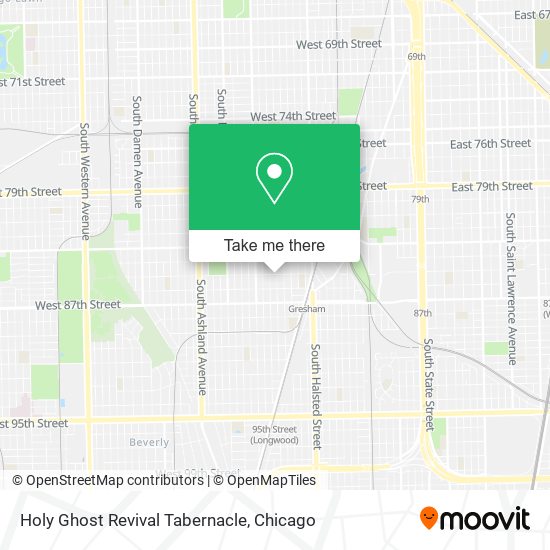 Mapa de Holy Ghost Revival Tabernacle