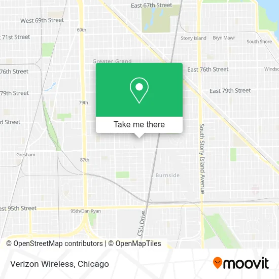 Verizon Wireless map