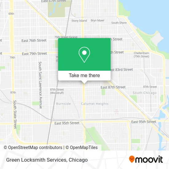 Green Locksmith Services map