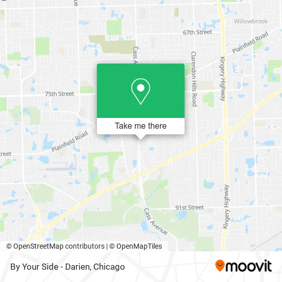 By Your Side - Darien map