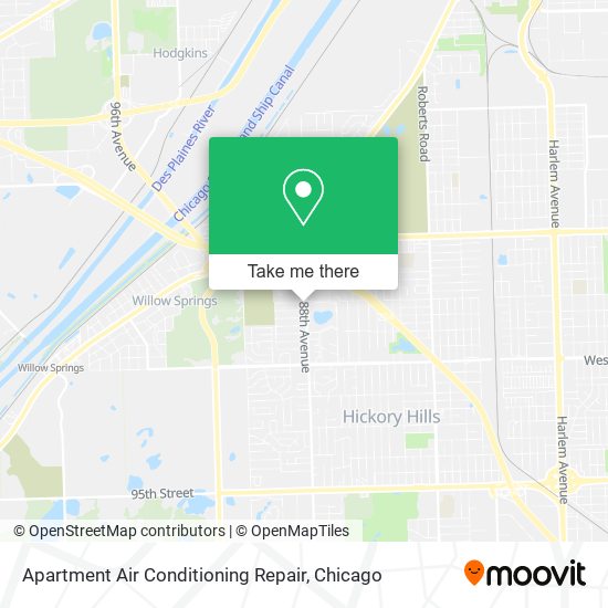 Mapa de Apartment Air Conditioning Repair
