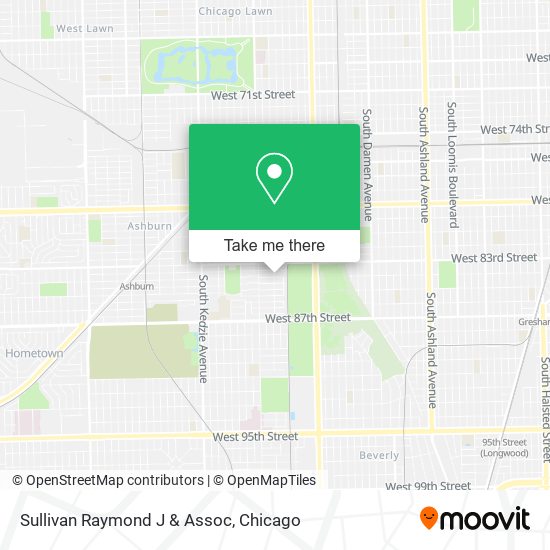 Sullivan Raymond J & Assoc map
