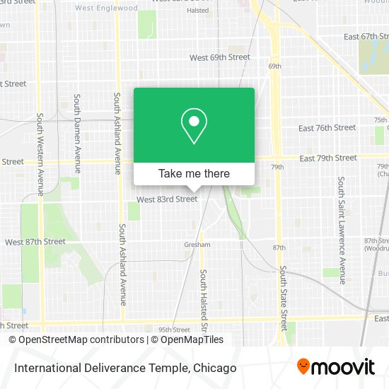 International Deliverance Temple map
