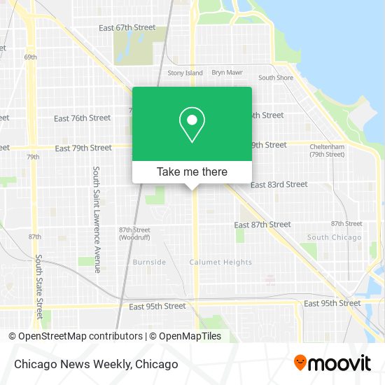 Chicago News Weekly map