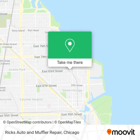 Ricks Auto and Muffler Repair map