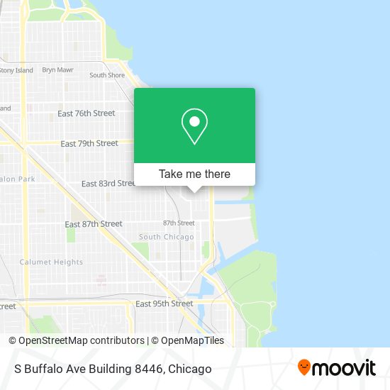 S Buffalo Ave Building 8446 map