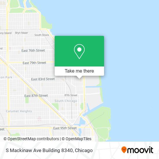 S Mackinaw Ave Building 8340 map