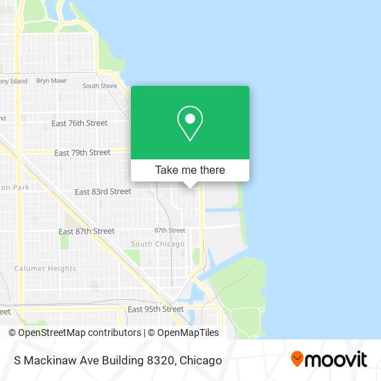 S Mackinaw Ave Building 8320 map