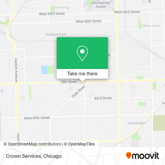 Mapa de Crown Services