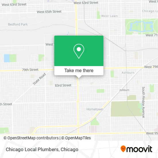 Chicago Local Plumbers map