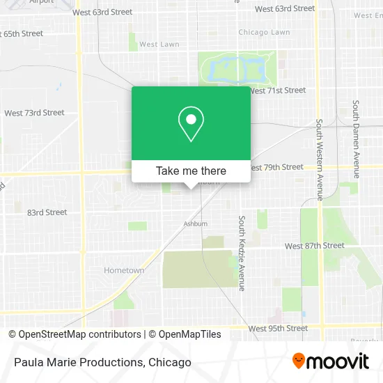 Paula Marie Productions map