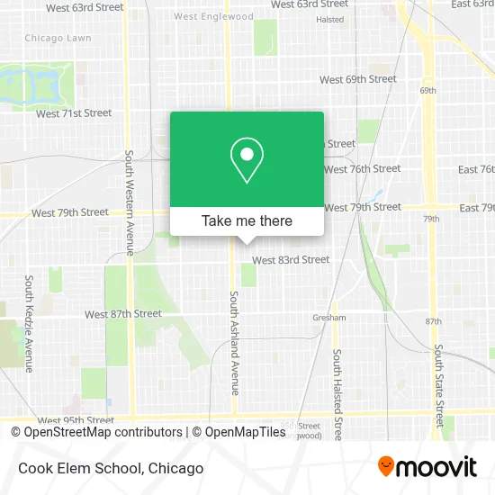 Cook Elem School map