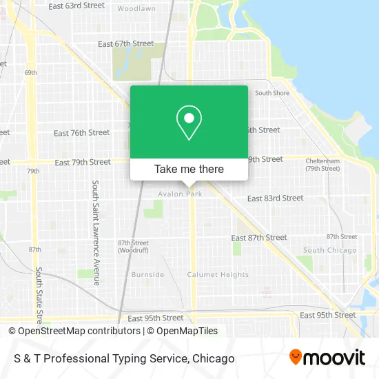 Mapa de S & T Professional Typing Service