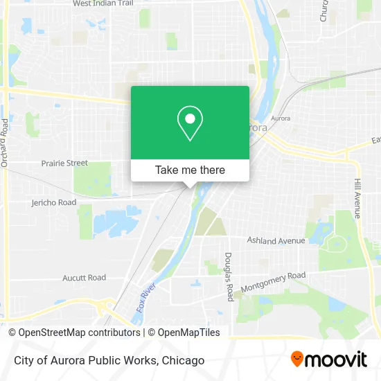 City of Aurora Public Works map