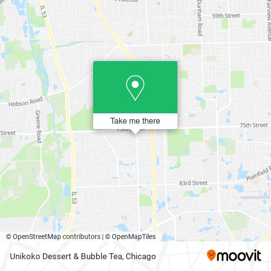 Unikoko Dessert & Bubble Tea map