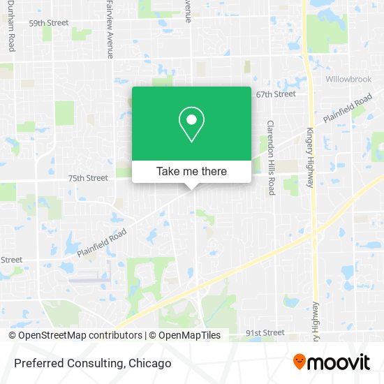 Preferred Consulting map