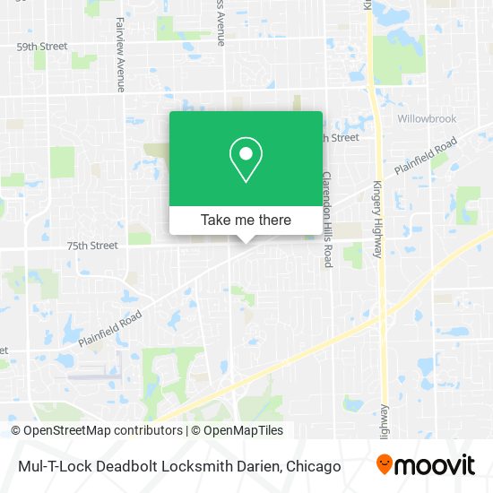 Mapa de Mul-T-Lock Deadbolt Locksmith Darien