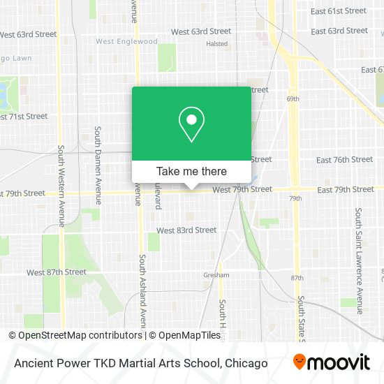 Ancient Power TKD Martial Arts School map