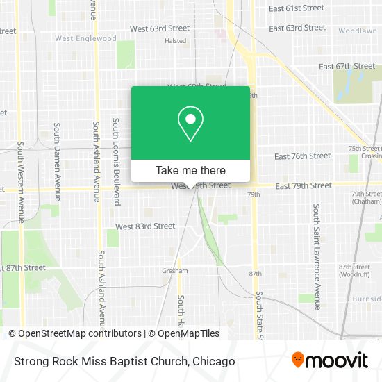 Mapa de Strong Rock Miss Baptist Church