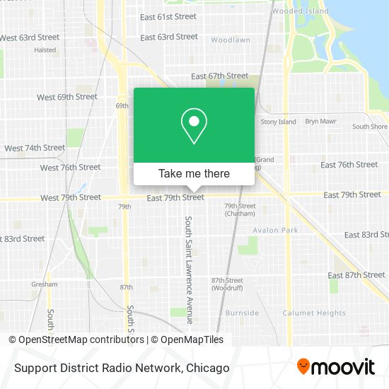 Support District Radio Network map