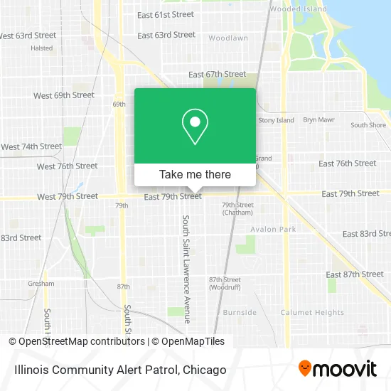 Illinois Community Alert Patrol map