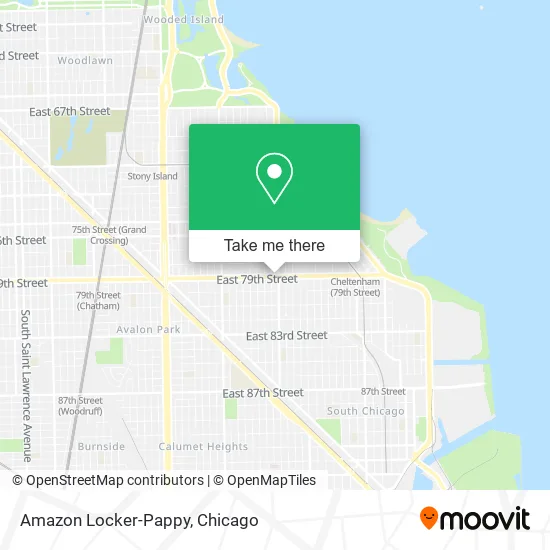 Amazon Locker-Pappy map