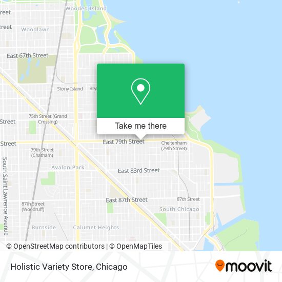 Mapa de Holistic Variety Store