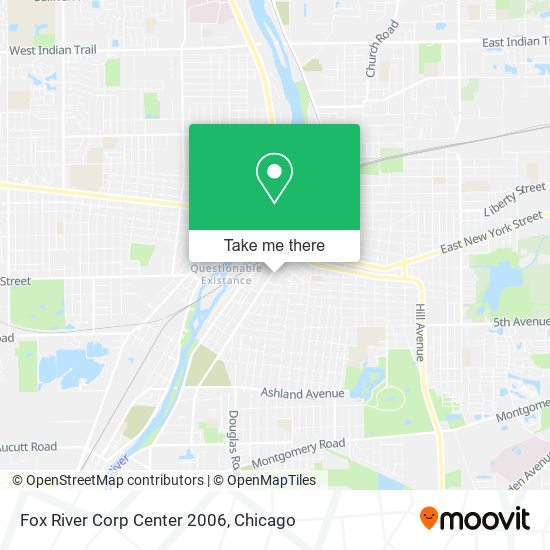 Mapa de Fox River Corp Center 2006