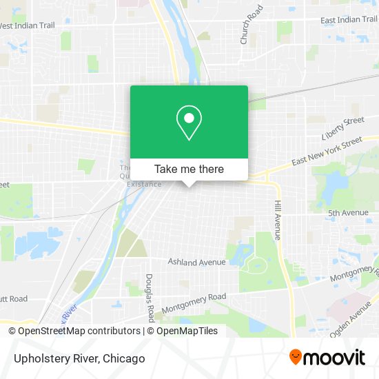 Mapa de Upholstery River