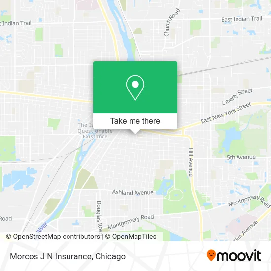 Morcos J N Insurance map