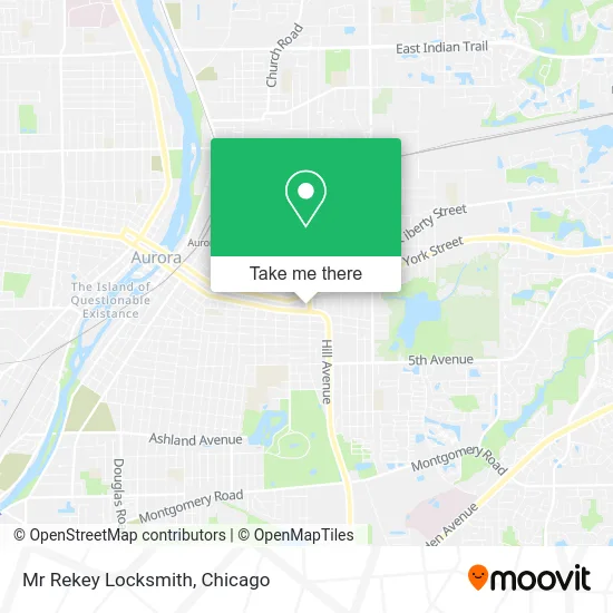 Mr Rekey Locksmith map