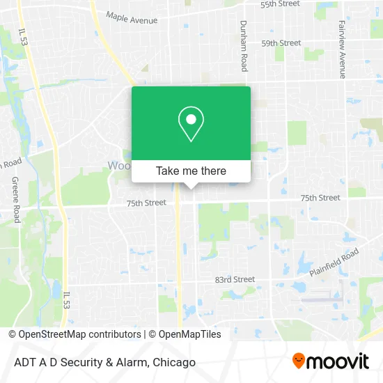 ADT A D Security & Alarm map