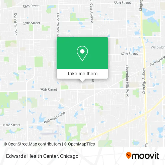 Mapa de Edwards Health Center