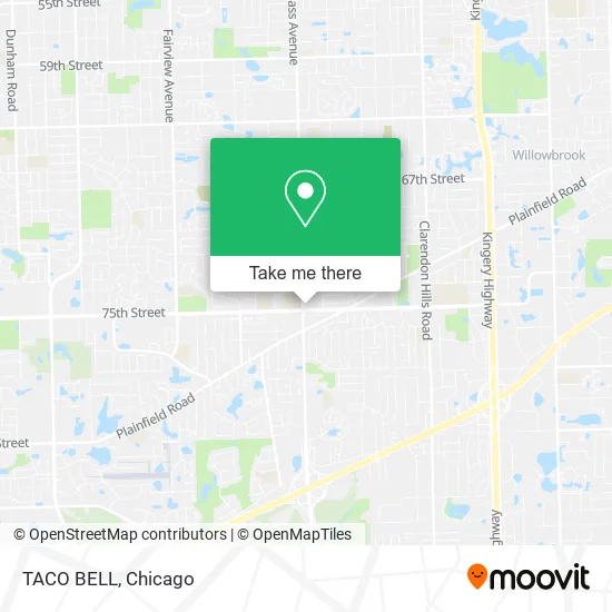 TACO BELL map