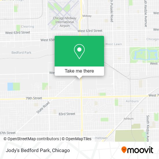 Mapa de Jody's Bedford Park