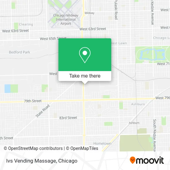 Ivs Vending Massage map