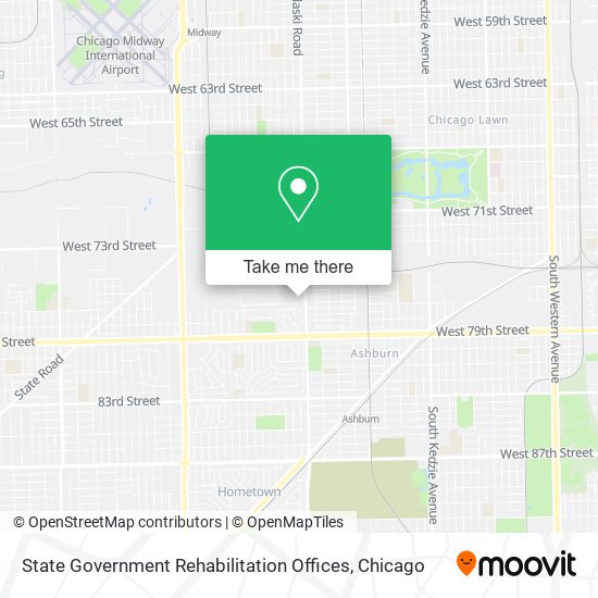 Mapa de State Government Rehabilitation Offices