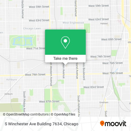 Mapa de S Winchester Ave Building 7634