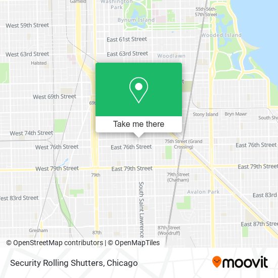 Security Rolling Shutters map